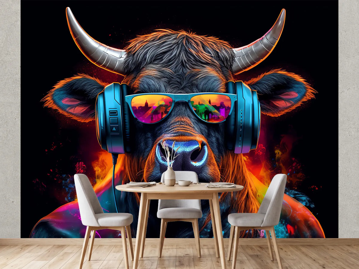 photo-wallpaper-music-dj-bull-with-sunglasses-and-headphones-generative-ai