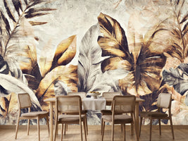 photo-wallpaper-earthy-tropical-foliage