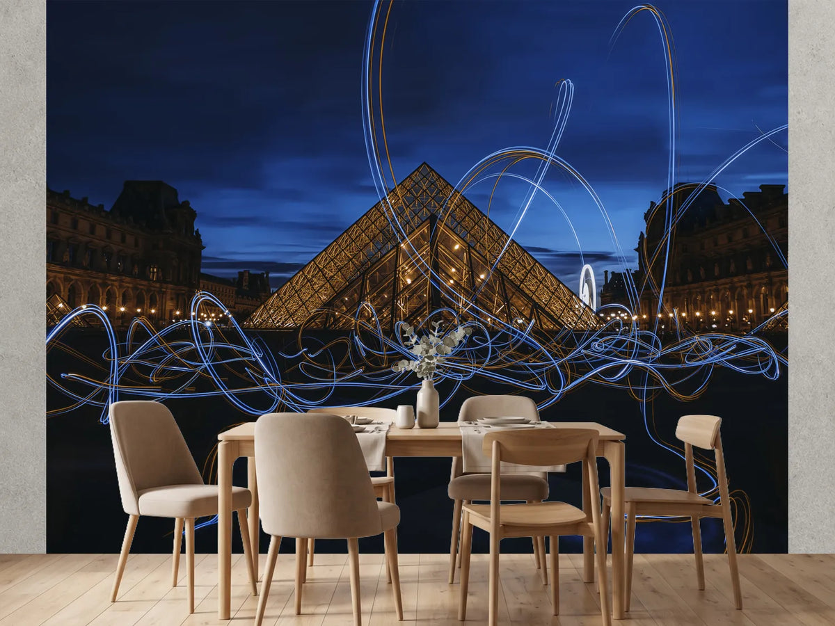 photo-wallpaper-louvre-pyramid-light-trails
