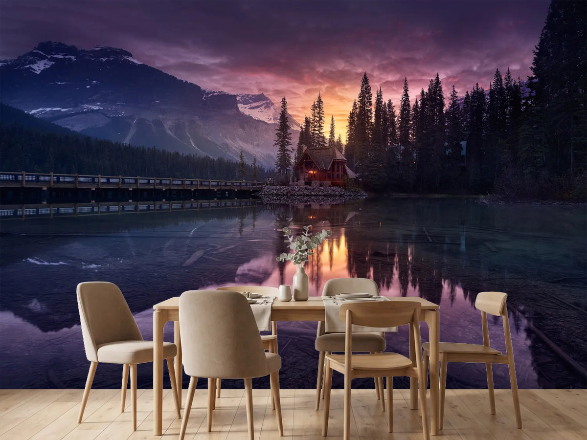 photo-wallpaper-lake-house-sunrise