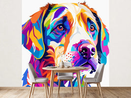 photo-wallpaper-labrador-in-bold-pop-art-colours-with-a-close-up-gaze