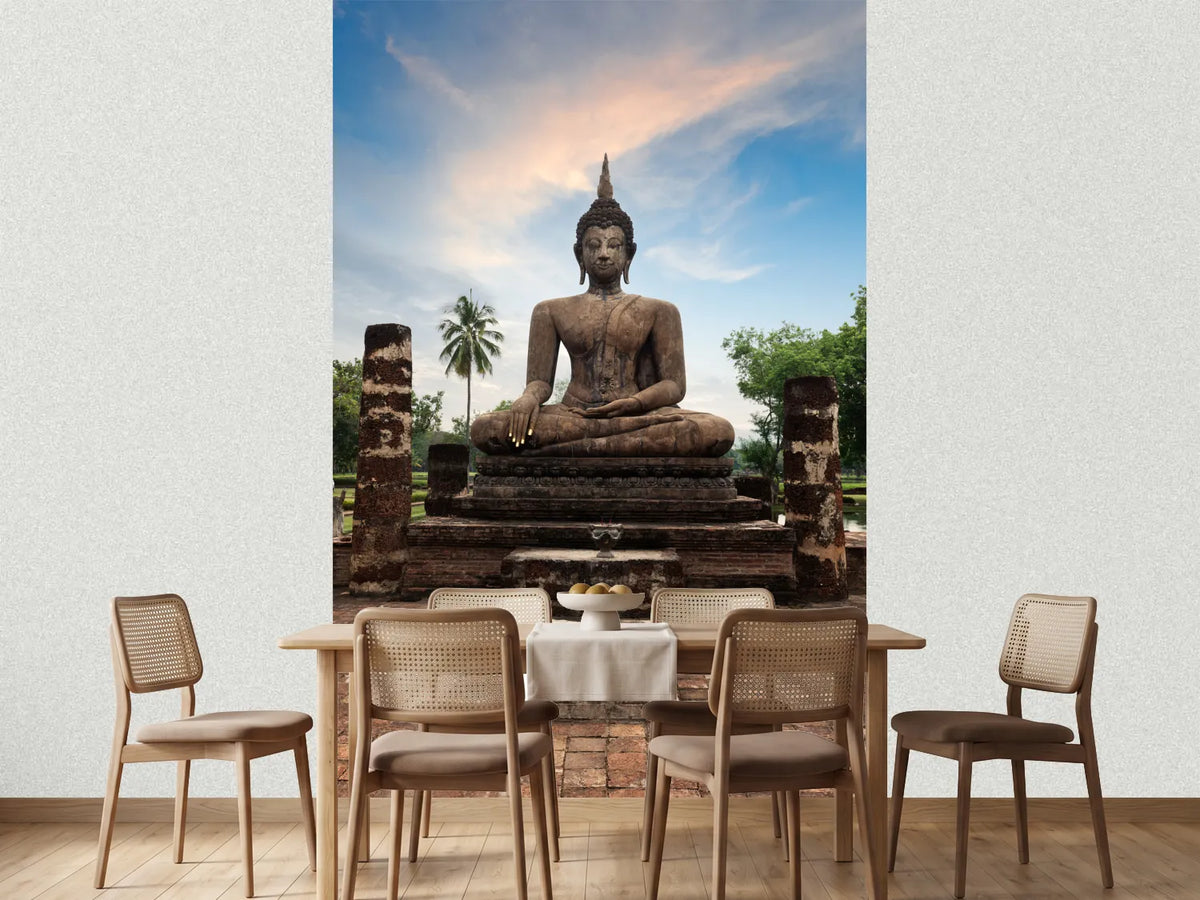 photo-wallpaper-buddha-statue-at-dusk
