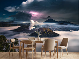 photo-wallpaper-erupting-volcano-lightning