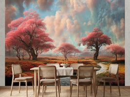 photo-wallpaper-beautiful-fantasy-surreal-landscape-with-river-and-trees-digital-art
