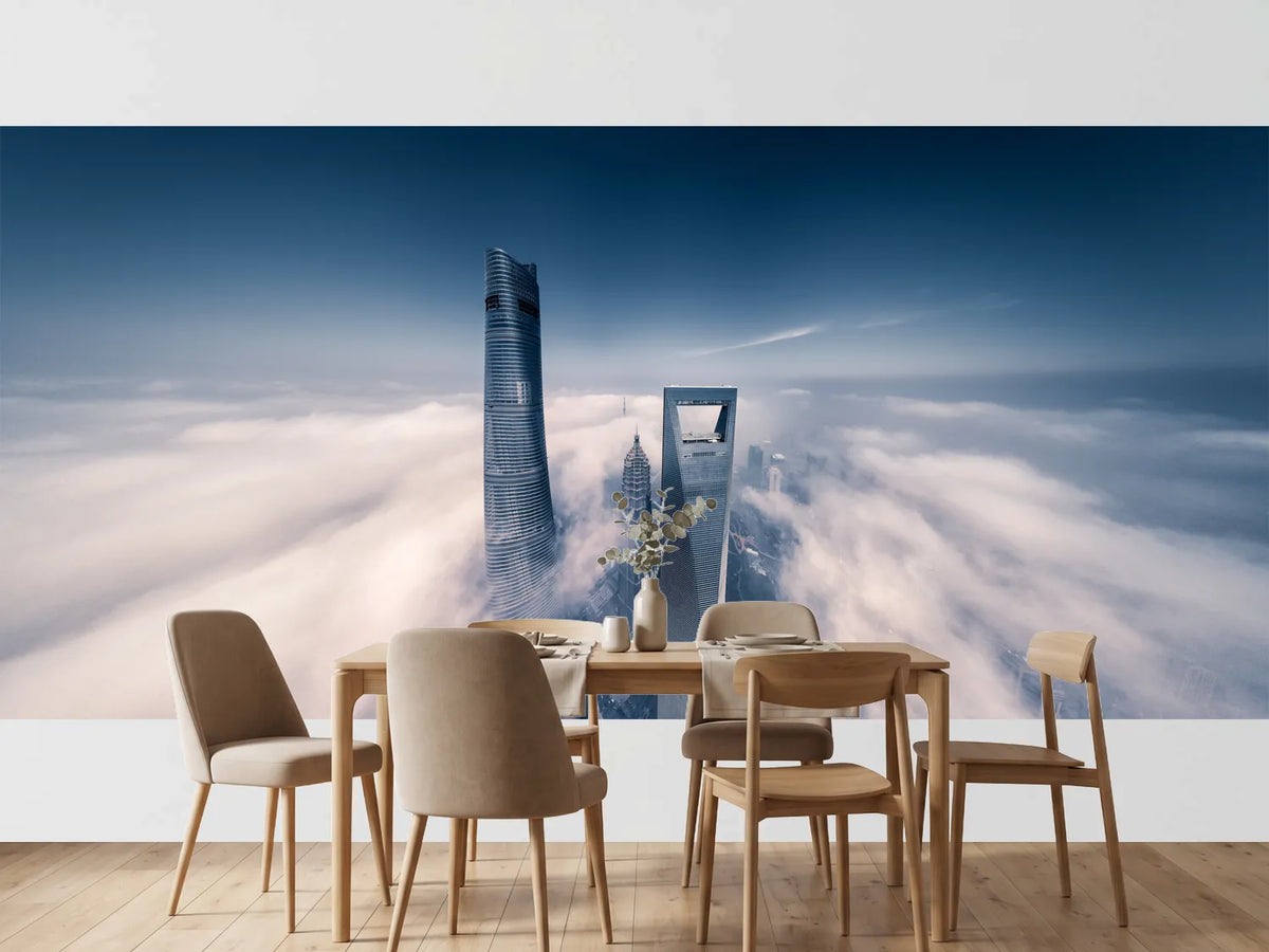 photo-wallpaper-majestic-skyscrapers-above-clouds