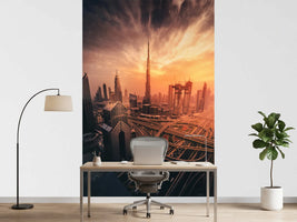 photo-wallpaper-dubais-fiery-sunset