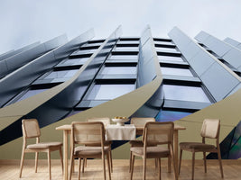 photo-wallpaper-curved-metal-facade-soaring-into-a-pale-sky