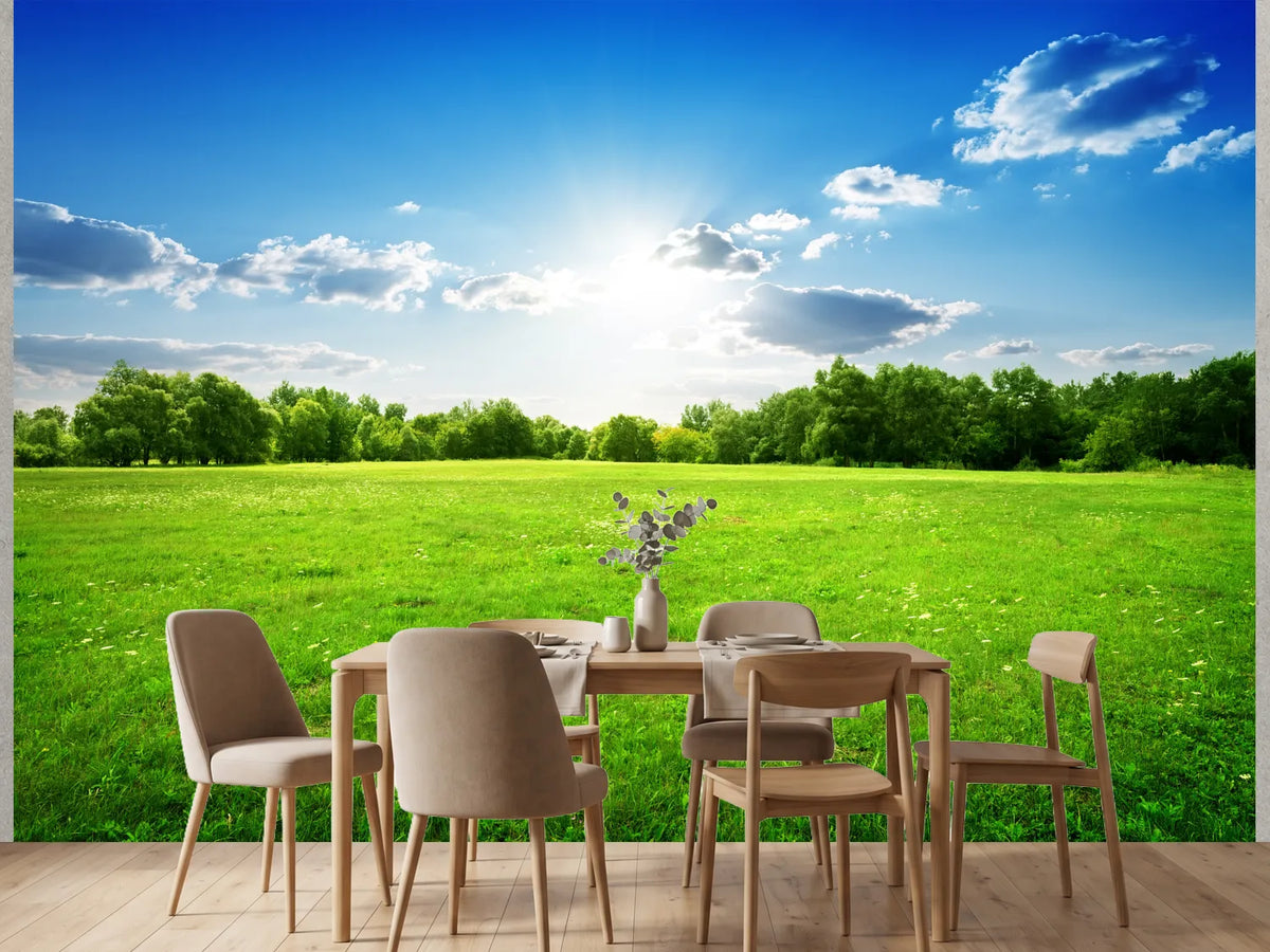 photo-wallpaper-green-grass-and-trees