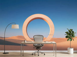 photo-wallpaper-surreal-desert-landscape-with-large-circular-structure
