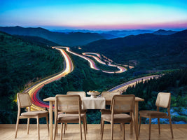 photo-wallpaper-winding-mountain-road-with-light-trails-at-blue-hour