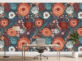 photo-wallpaper-bohemian-floral-pattern