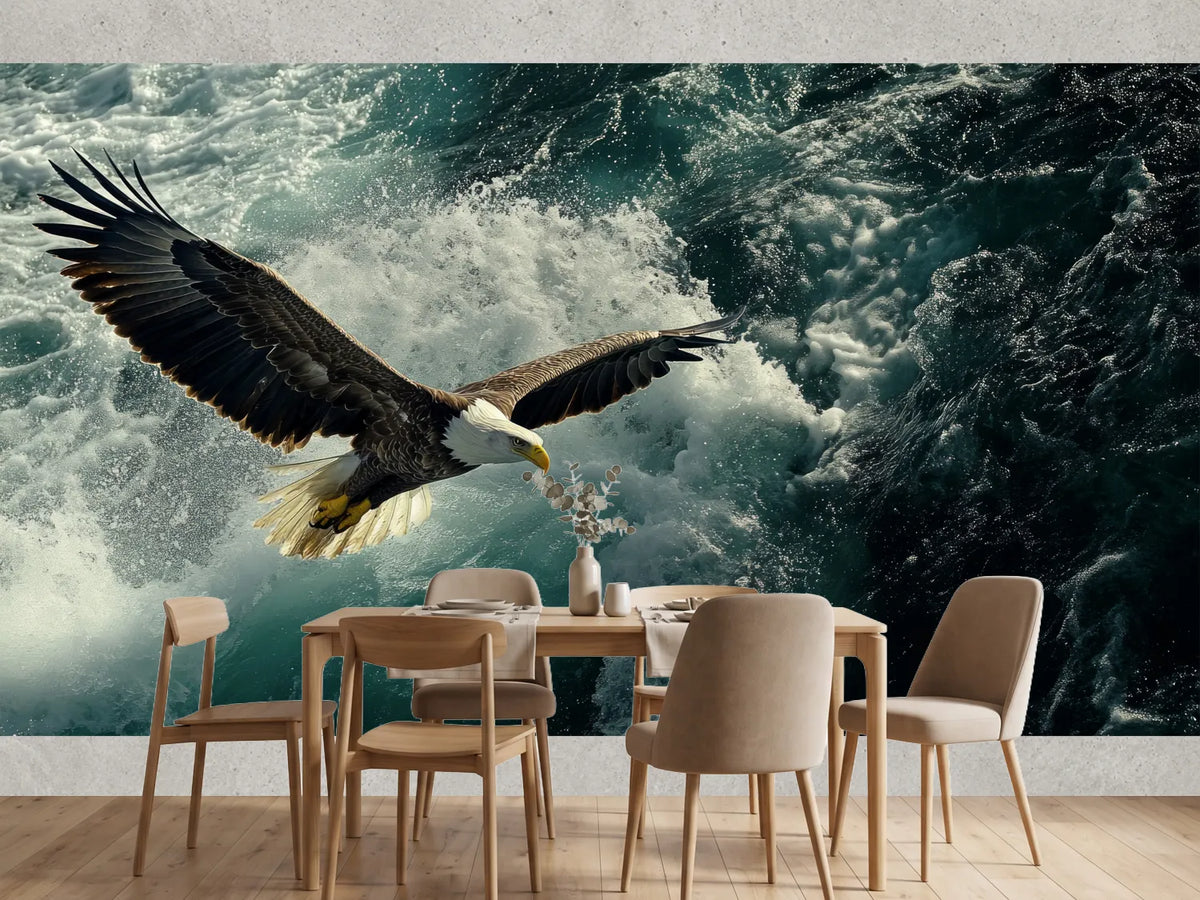 photo-wallpaper-eagle-sea-attack-haliaeetus-albicilla