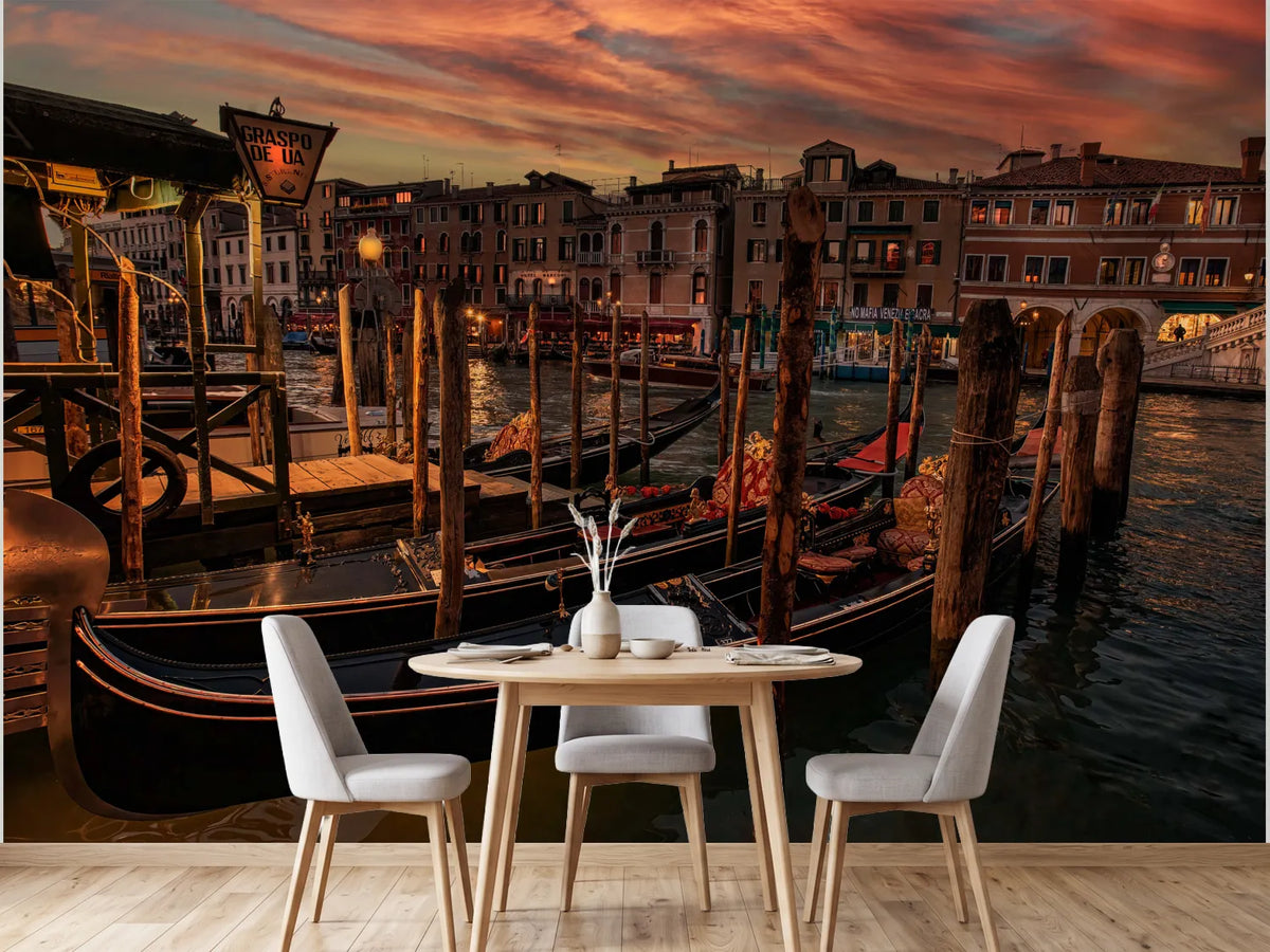 photo-wallpaper-venetian-canal-sunset