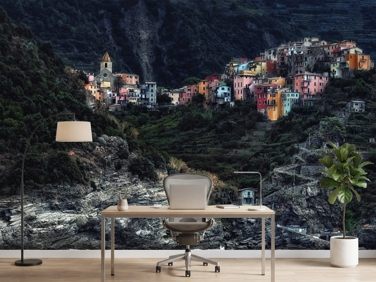 photo-wallpaper-village-on-the-rocks