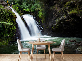 photo-wallpaper-waterfall-in-the-evening-light