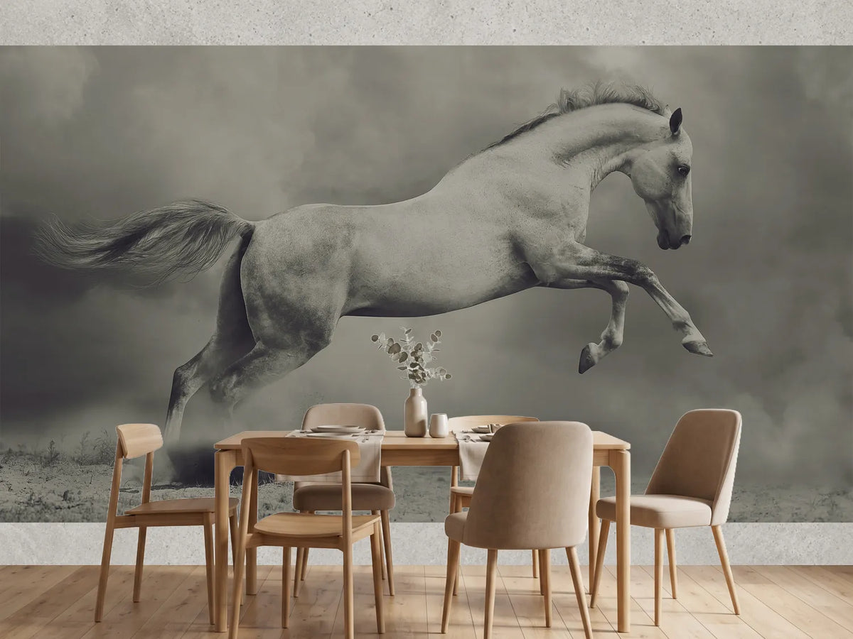 photo-wallpaper-leaping-horse-dust