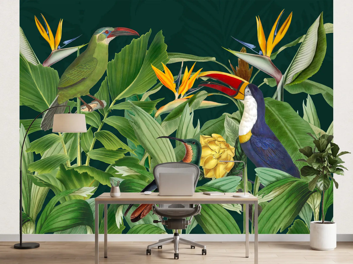 photo-wallpaper-vibrant-jungle-birds