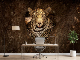 photo-wallpaper-leopard-resting-on-a-tree-at-masai-mara
