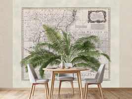photo-wallpaper-vintage-map-palm-tree
