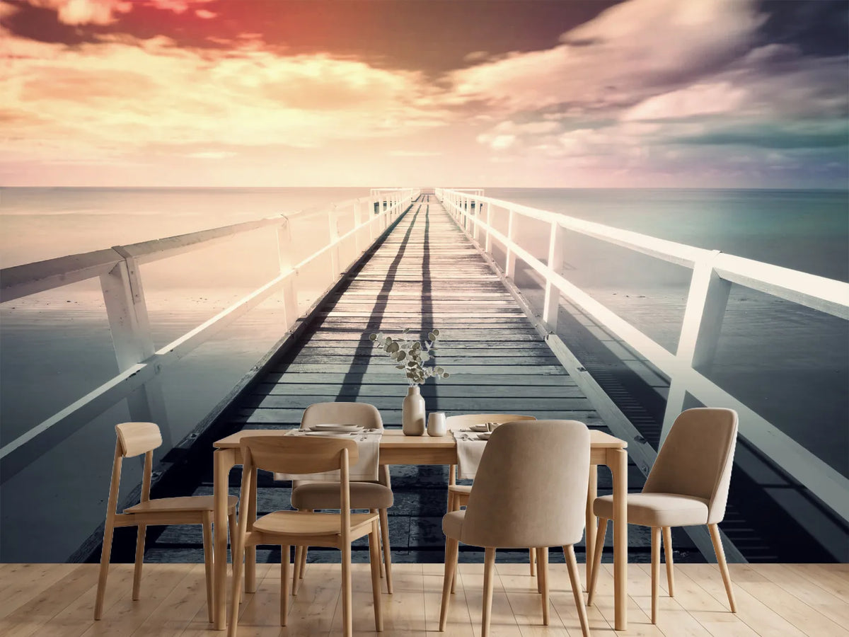 photo-wallpaper-romantic-wooden-walkway