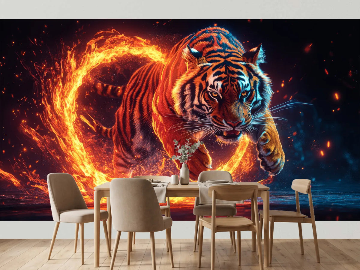 photo-wallpaper-tiger-leaping-through-a-ring-of-fire-amid-glowing-sparks