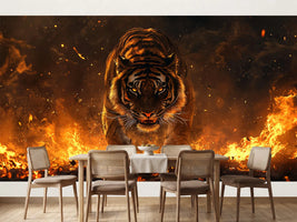 photo-wallpaper-tiger-striding-through-roaring-flames-and-glowing-embers