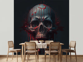 photo-wallpaper-skull-and-blood-illustration