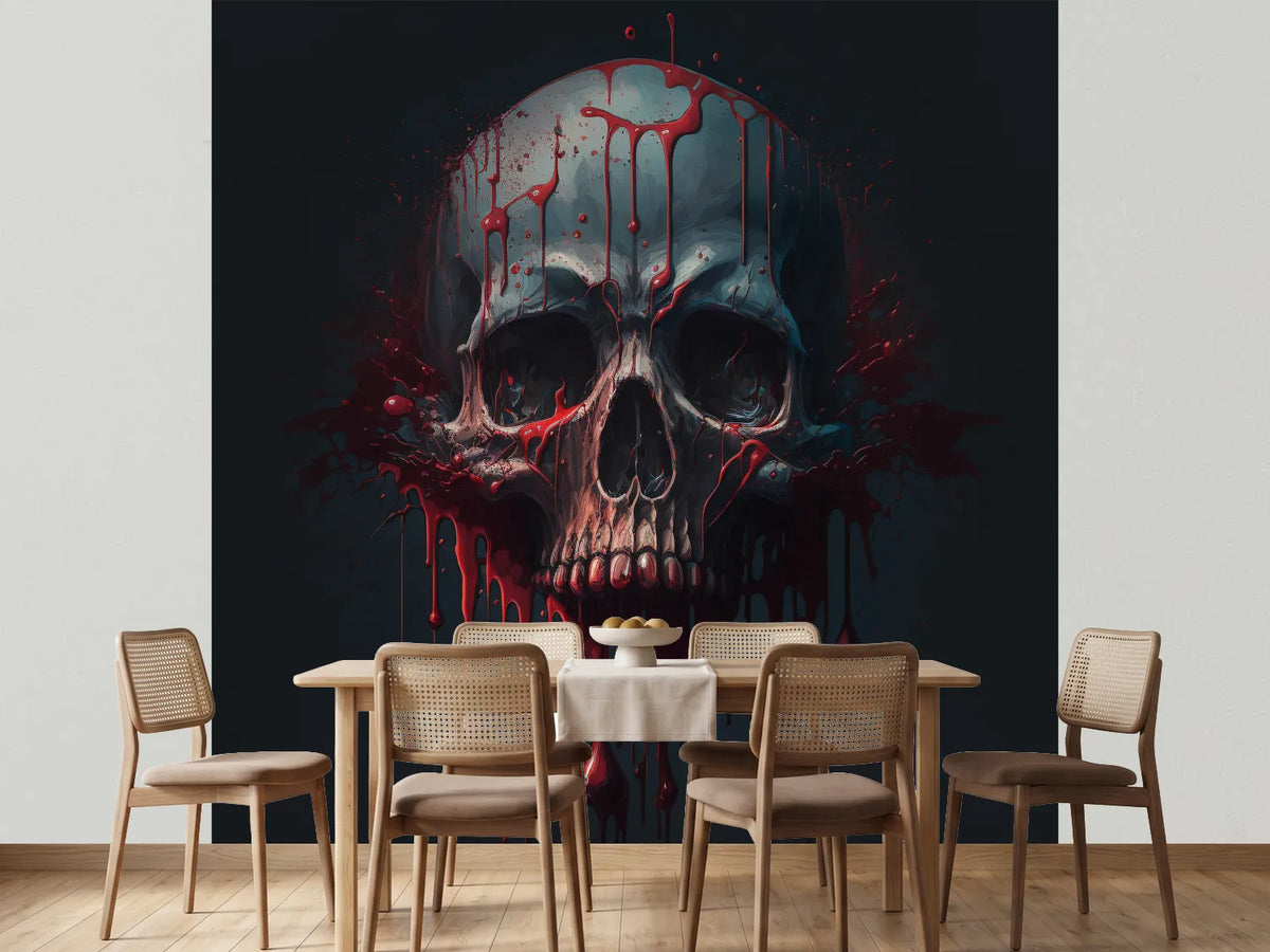 photo-wallpaper-skull-and-blood-illustration