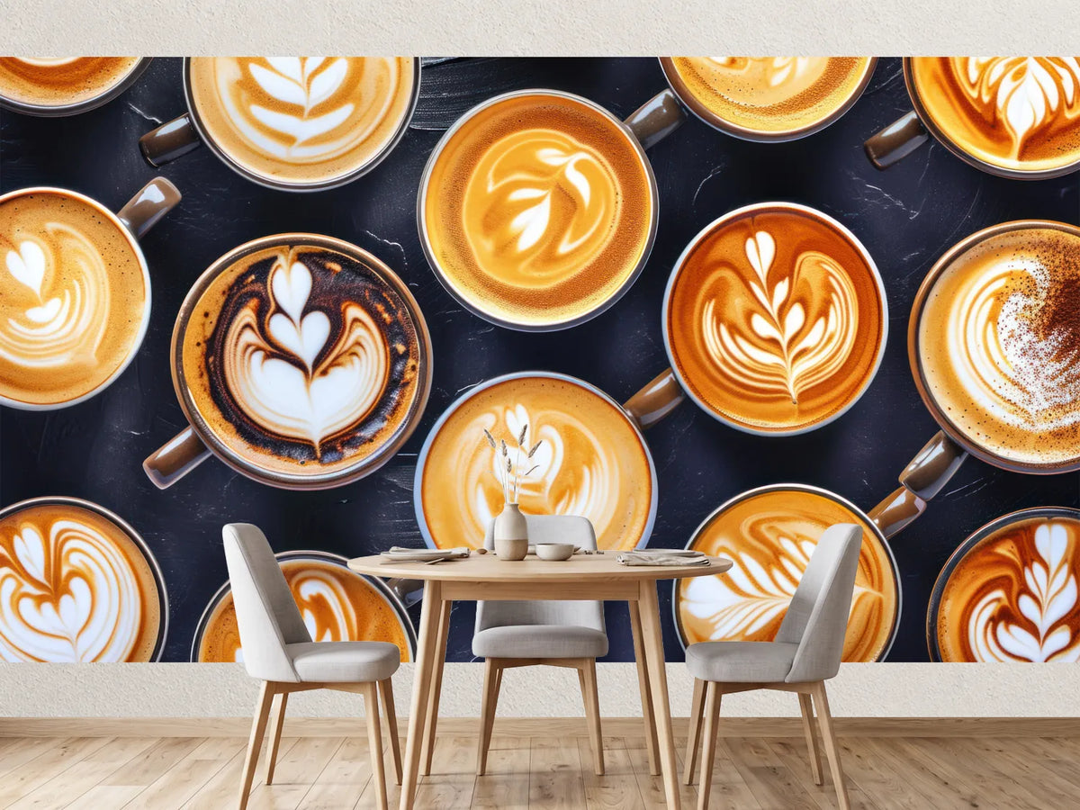 photo-wallpaper-collection-of-typical-latte-coffee-art-patterns
