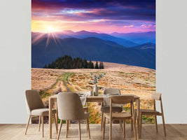 photo-wallpaper-sunset-in-the-mountain-scenery