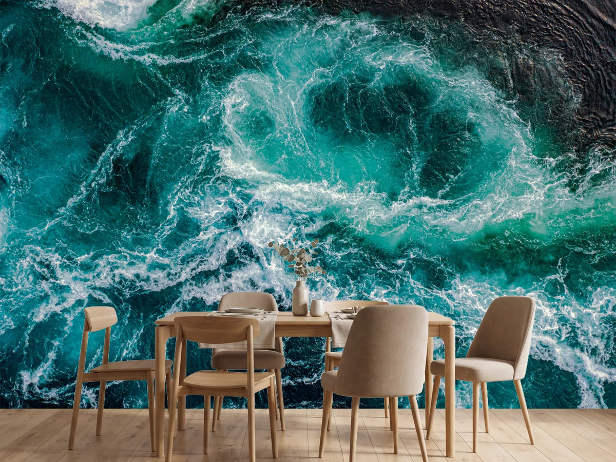 photo-wallpaper-turquoise-tidal-whirlpools-and-sea-foam-from-above