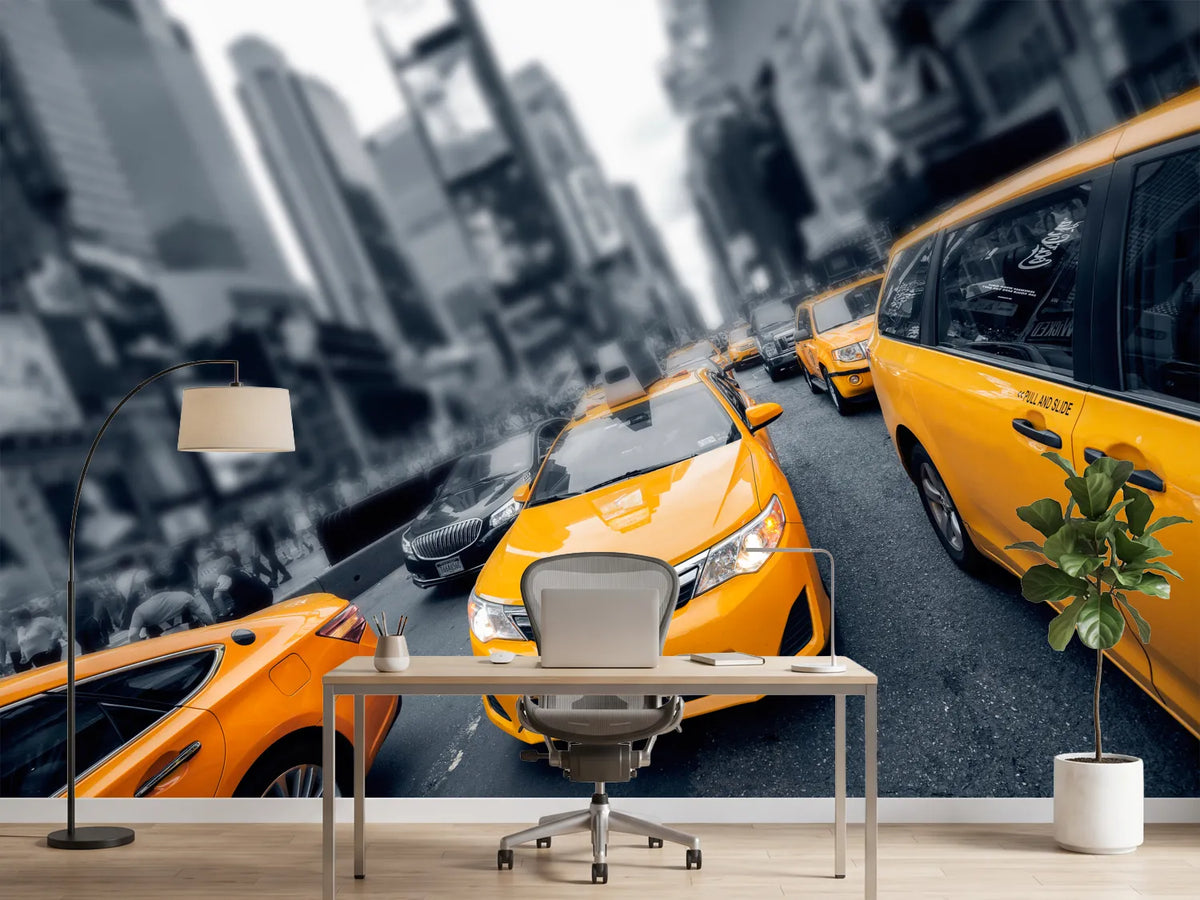 photo-wallpaper-taxi-in-nyc