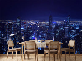 photo-wallpaper-chicago-skyline-at-night-with-skyscrapers-in-a-sea-of-blue-light