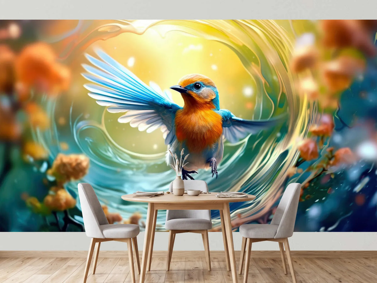 photo-wallpaper-colorful-bird-macro-shot-close-up-generative-ai