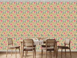 photo-wallpaper-vintage-rose-pattern