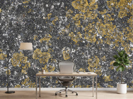 photo-wallpaper-yellow-lichen-on-stone