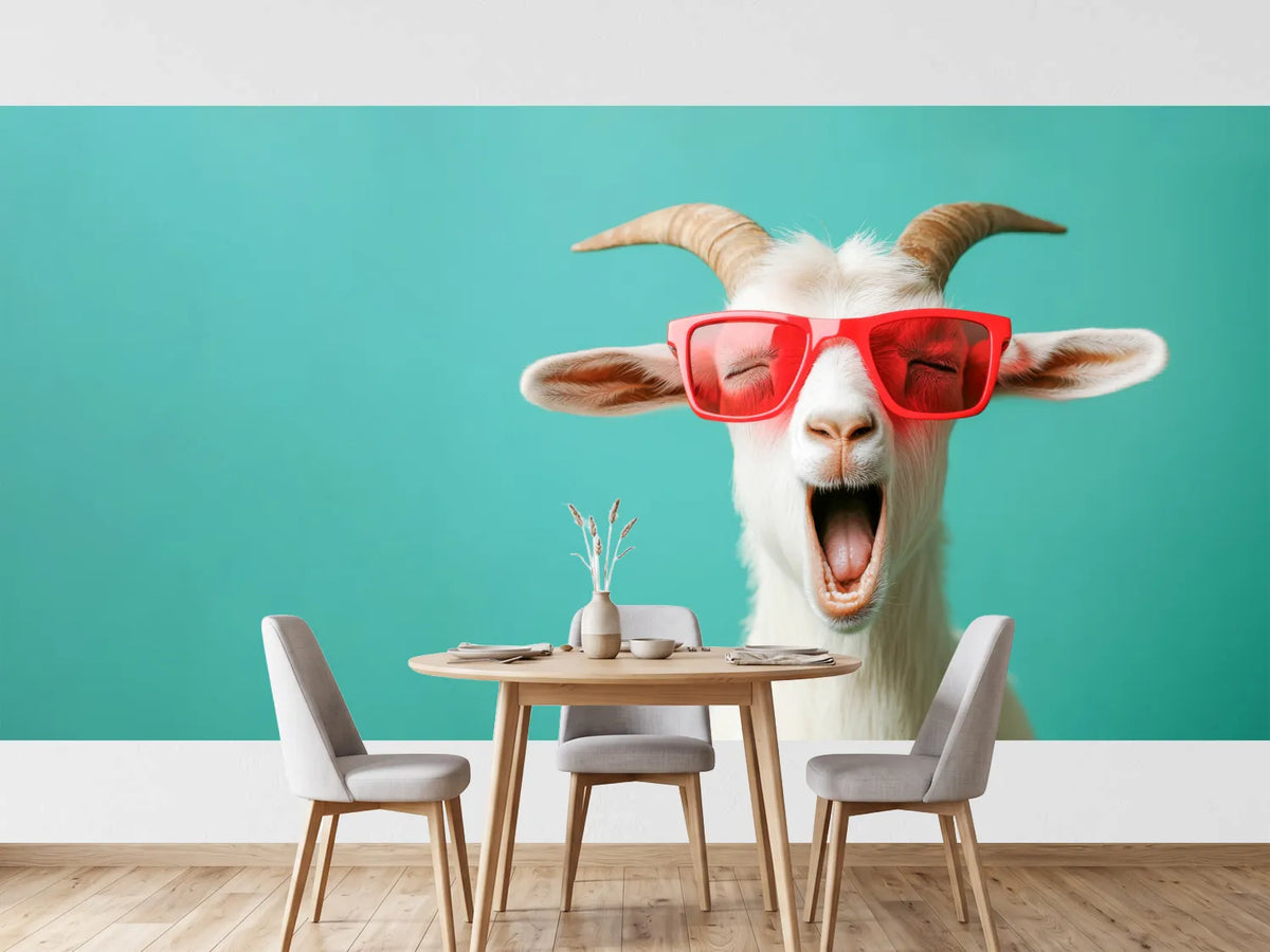 photo-wallpaper-laughing-goat-in-red-sunglasses-against-turquoise