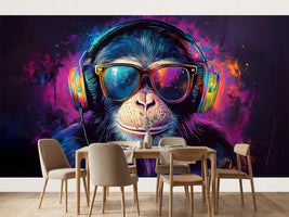 photo-wallpaper-cool-monkey-with-headphones-and-sunglasses