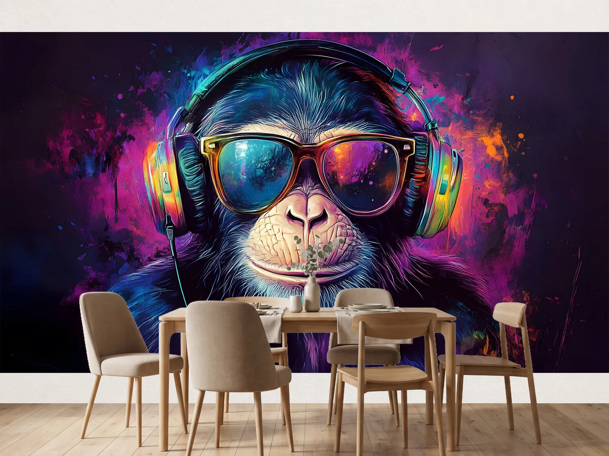 photo-wallpaper-cool-monkey-with-headphones-and-sunglasses