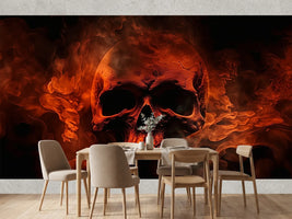 photo-wallpaper-a-flaming-skull-skull-on-fire