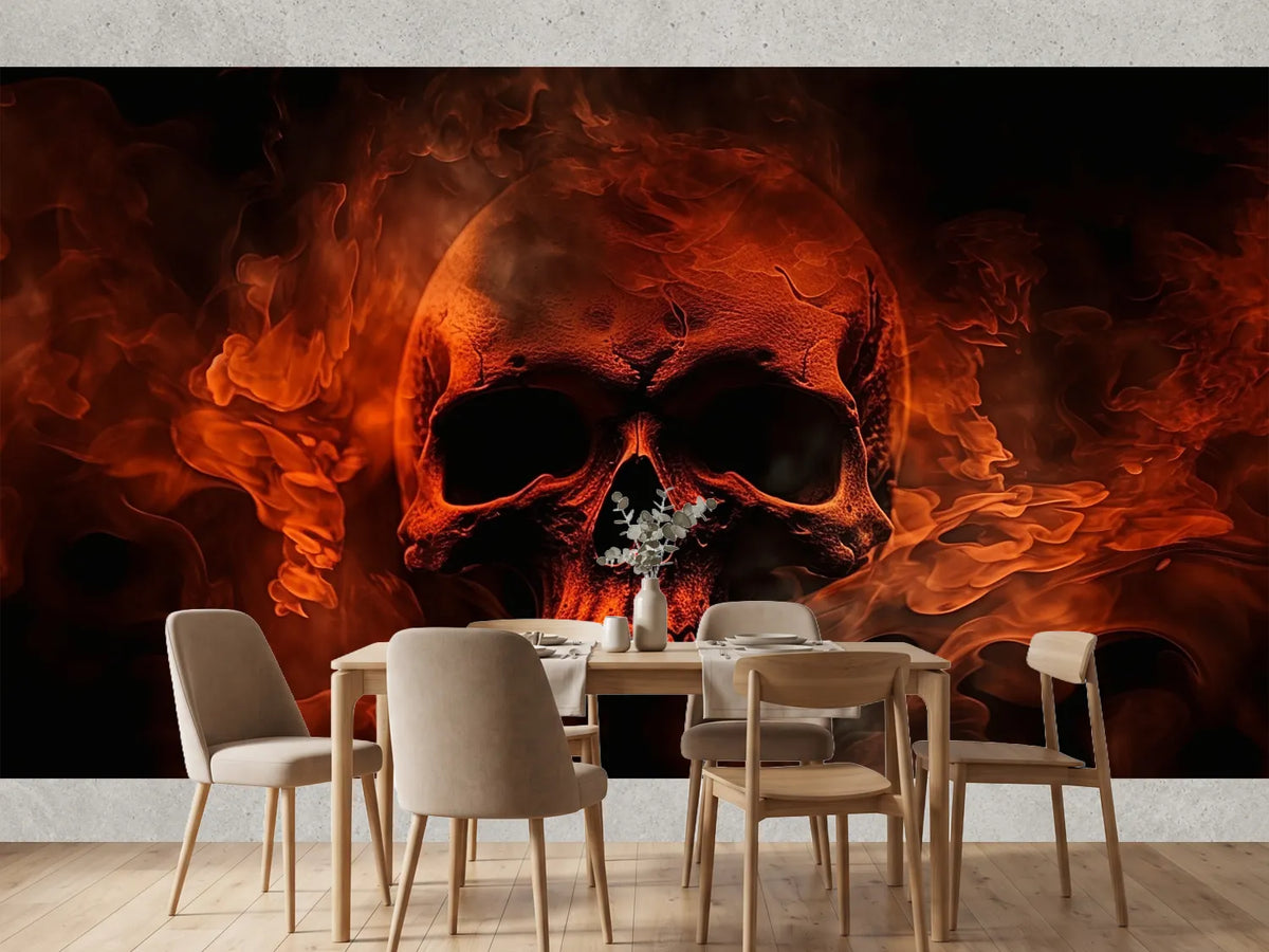 photo-wallpaper-a-flaming-skull-skull-on-fire