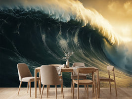 photo-wallpaper-towering-ocean-wave-breaking-in-golden-evening-light