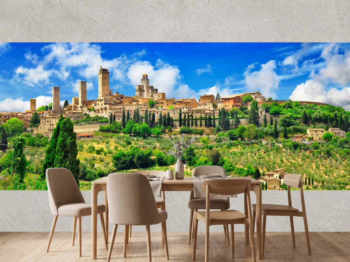photo-wallpaper-san-gimignano-above-cypresses-and-vineyards-in-summer-light