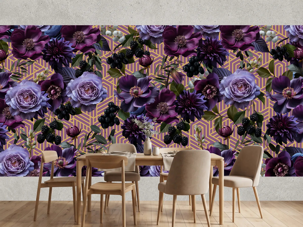 photo-wallpaper-dark-floral-elegance