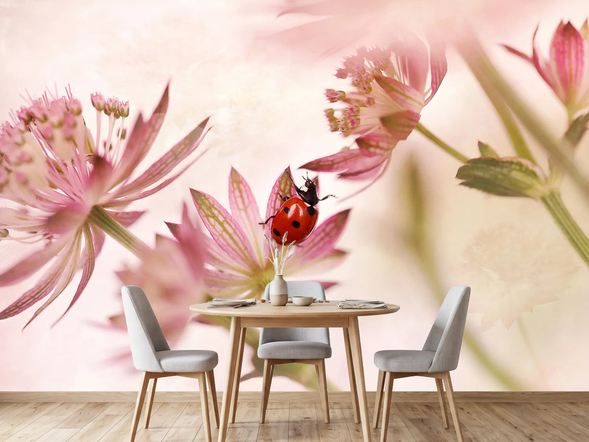 photo-wallpaper-ladybird-and-pink-flowers-x