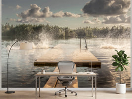 photo-wallpaper-summer-lake-splash