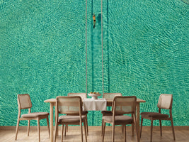 photo-wallpaper-turquoise-pool-swimmer
