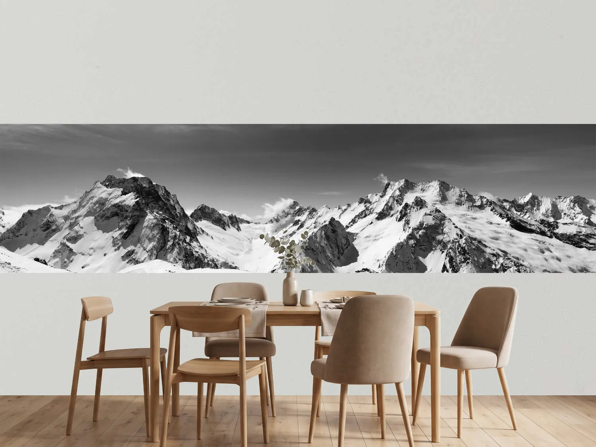 photo-wallpaper-black-and-white-panoramic-view-of-snow-capped-mountain-peaks