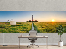 photo-wallpaper-westerheversand-lighthouse-above-salt-marshes-at-sunset