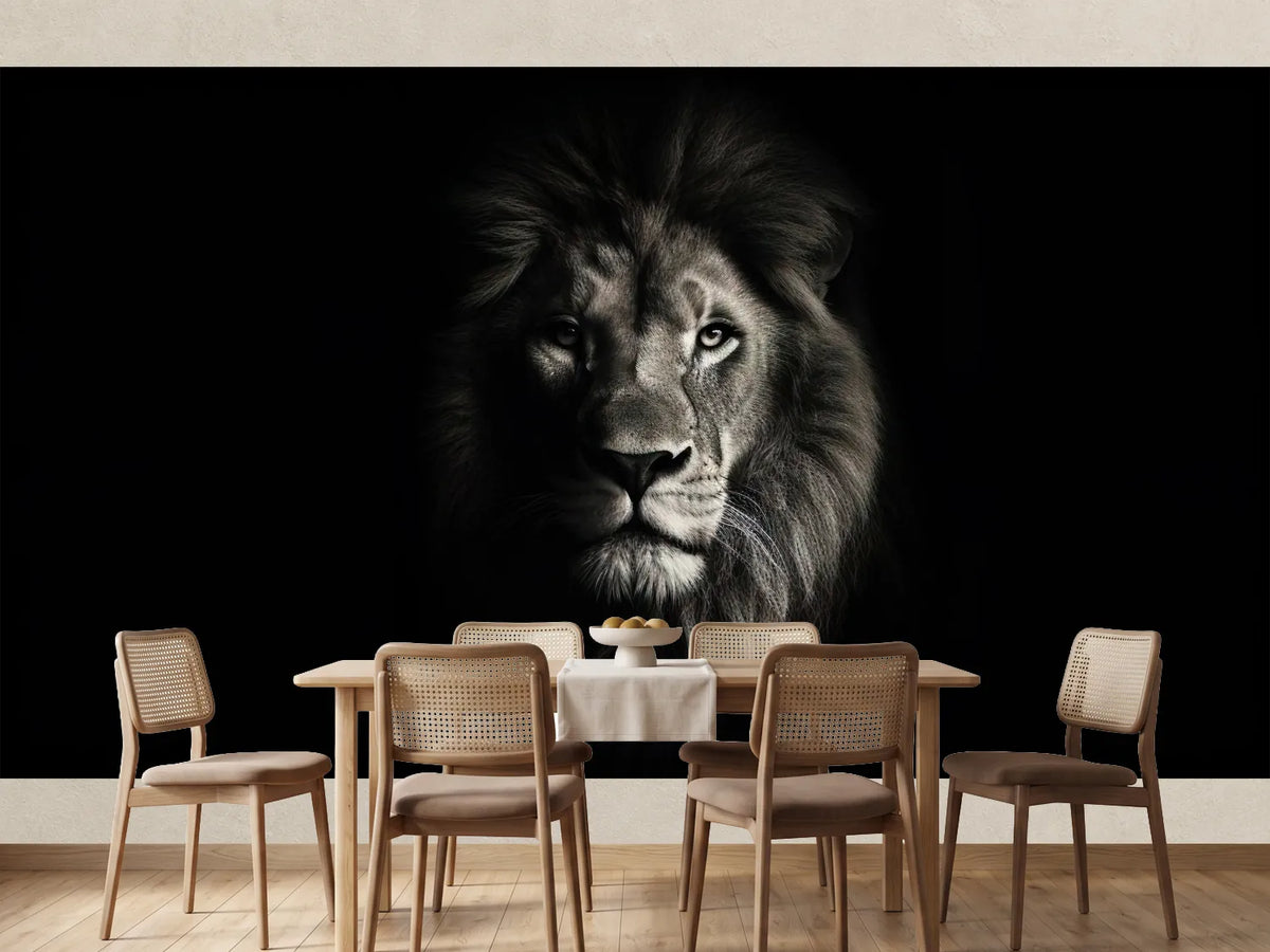 photo-wallpaper-portrait-of-a-beautiful-lion-lion-at-the-waterhole